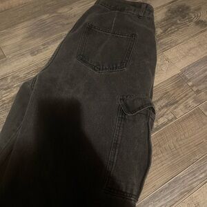 SHEIN Black Flare & Wide Leg Jeans